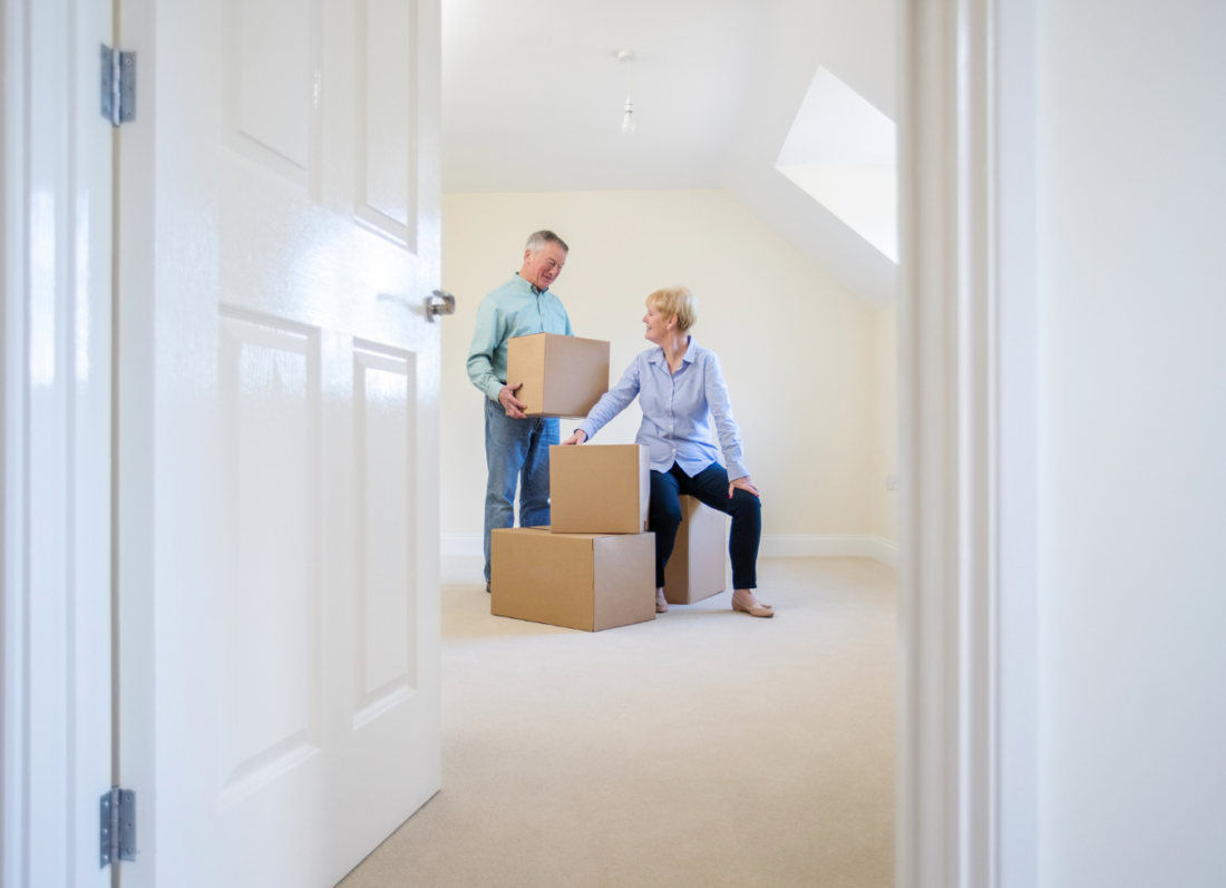 Retirees moving out of house