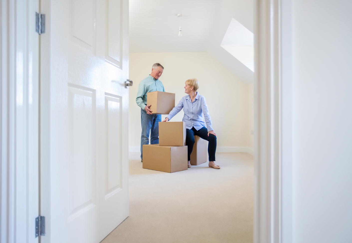 Retirees moving out of house